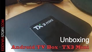 Unboxing  Review TX3 Mini  Android TV Box apa sih gunanya [upl. by Amalbena]