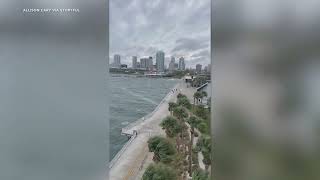 Kiteboarder Critically Injured After Slamming Into Florida Pier [upl. by Hortensa]