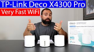 TP Link Deco X4300 Pro WiFi 6 Review  Unboxing Speed Test Range Tests Deco App and Much More [upl. by Aicenra594]