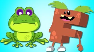 F For Frog  ABC Alphabet Learning Video For Babies Kids Children [upl. by Rahab53]