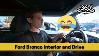 2022 Bronco Big Bend Interior and Road Test Drive [upl. by Fulbright]