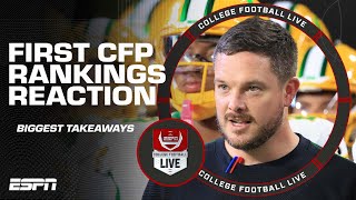 Biggest TAKEAWAYS from the first College Football Playoff Rankings 🏈🍿  College Football Live [upl. by Ygiaf]