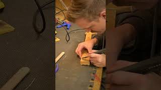 Removing Frets On A Lacquered Fretboard fender stratocaster guitar loothing [upl. by Yzmar]