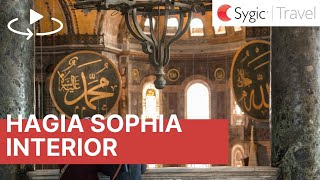 360 video Hagia Sophia Interior Istanbul Turkey [upl. by Einahpad]