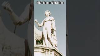 1960 Rome Olympics Marathon Preparation amp Start Amidst Ancient Roman Landmarks [upl. by Aremus]