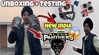 Unboxing🔥Testing🔥Review 😱 Of  BLACK PANTHER🔥NEW INDIA 🇮🇳 Gattu Fly big kite 🪁 ptangbazzi [upl. by Cimah]