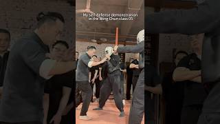 My selfdefense demonstration in the Wing Chun class 05 martialarts brucelee [upl. by Derfiniw]