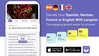 1 App to Learn Languages 🇪🇸 🇫🇷 🇩🇪 🇺🇸  Langster [upl. by Lovering]