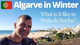 What is Algarve like in Winter  Praia da Rocha [upl. by Assirhc56]