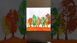 Easy leaf printing activity for kids [upl. by Ynnad315]