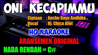 ONI KECAPIMMU Lagu Bugis Karaoke Keyboard Korg Pa1000 [upl. by Novehc]