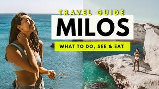 AMAZING Things To Do in MILOS Greece 2024 Travel Guide amp Island Top Tips 🇬🇷 [upl. by Oiram]