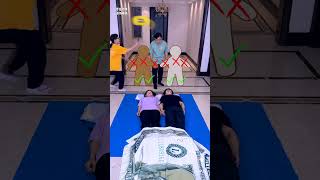 Double Blanket Challenge So Fun Quickly Ask Family And Friends To Play Funnyfamily Partygames [upl. by Thema]