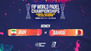 FIP WORLD PADEL CHAMPIONSHIPS ASIAAFRICA QUALIFIERS [upl. by Frances]