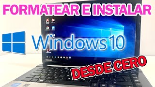 Cómo FORMATEAR tu PC e INSTALAR Windows 10 desde USB 2023 [upl. by Gabey232]