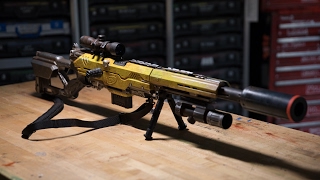 Adam Savages One Day Builds Custom NERF Rifle [upl. by Adnolay]