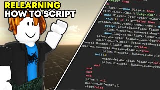 LEARNING HOW TO SCRIPT ON ROBLOX AGAIN [upl. by Voltz983]