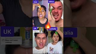 Wow😱 hilarious makeup challenge 🔥✨ makeup shorts [upl. by Caressa]