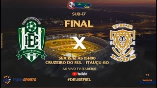 ITABERAI X THE LION SUB17 FINAL GOIÂNIA CUP 2023 [upl. by Kamila484]