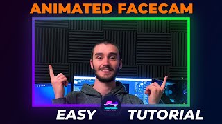 ANIMATED Gradient Webcam Overlay Tutorial  After Effects  Motion Graphics  Free Template [upl. by Junna]