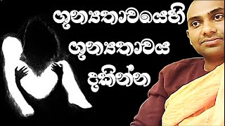 ශූන්‍යතාවයේ ශූන්‍යතාවය දකින්න Ven Bandarawela Wangeesa Thero [upl. by Grekin]