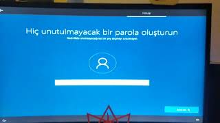 Windows 10 kurulum devam part 2 [upl. by Enelhtac]