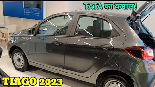 Tata tiago 2023 New model ✅ इससे बढ़िया नही Tata ki sabse sasti car का xm variant cng twin cylinder [upl. by Aiotal]