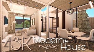 BLOXBURG 43K MODERN ROLEPLAY HOUSE  NOGAMEPASS [upl. by Doti]