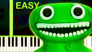 GARTEN OF BANBAN THEME  EASY Piano Tutorial [upl. by Erasaec]