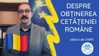 Procedura de obținere a cetățeniei române 🇷🇴 [upl. by Quincy]