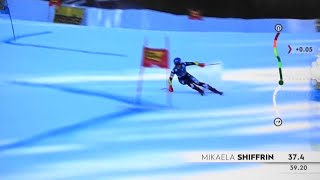 Mikaela Shiffrin  WIN  Giant Slalom  Lienz  RUN 1  2023 [upl. by Nnylear354]