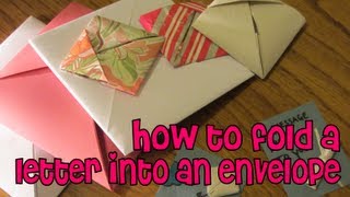 How To Fold A Letter Into An Envelope [upl. by Nojed]