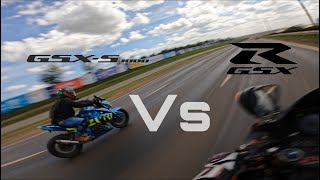 GSXS1000 VS GSXR1000 a fight to the death [upl. by Merna]