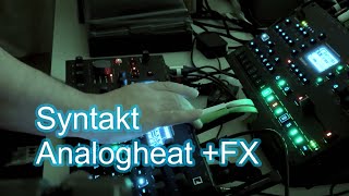 Syntakt with AnalogheatFX distortion [upl. by Alenoel]