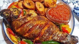 Poisson Braisé avec une Marinade Speciale  Cest le high level Baked tilapia [upl. by Damalus14]