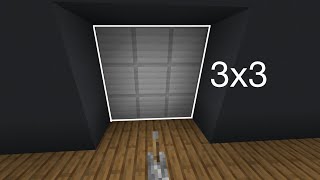 Easy 3x3 Piston Door in Minecraft Bedrock Tutorial [upl. by Brown]