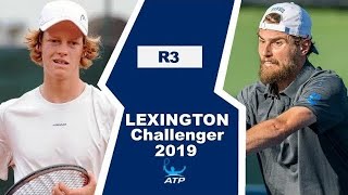 Jannik Sinner vs Maxime Cressy  LEXINGTON 2019 [upl. by Buddy54]