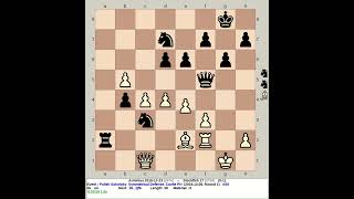 Arminius 20181223 vs Stockfish 17  Polish Sokolsky Symmetrical Defense chess [upl. by Samira]