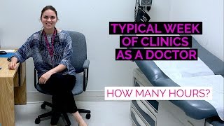 WEEK AS A DOCTOR IN CLINIC How Many Hours Medical Resident Vlog [upl. by Kcirdle]