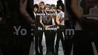 Obiooo que es GUNS G ROSES ♡♡ edit banda GUNS G ROSES rock [upl. by Merkley]