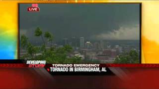 The Weather Channel Coverage of the Birmingham AL Tornado [upl. by Kathi628]