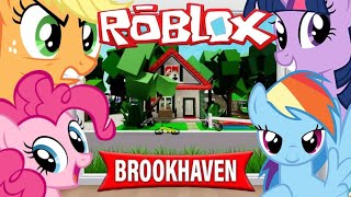 My Little Pony Plays Brookhaven RP Roblox [upl. by Carrew240]