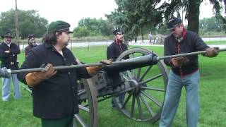 How To Load and Fire Civil War Cannon [upl. by Meggy]