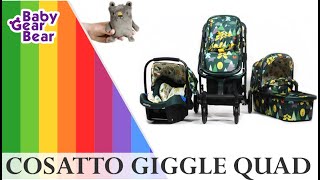 Cosatto Giggle Quad 3in1  Stroller  Full review  2020 [upl. by Lubba]