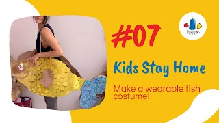 Kids Stay Home project 07 Make a wearable fish costume [upl. by Benge]