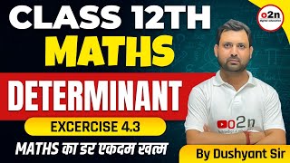 Class 12th  Maths  Determinant  Exercise  43 by Dushyant Sir [upl. by Baalbeer756]