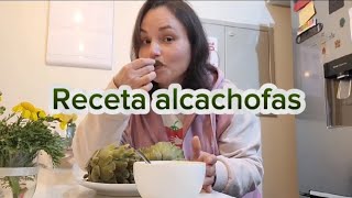 receta alcachofas [upl. by Nivart394]