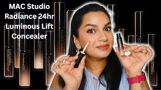 NEW MAC Studio Radiance 24hr Luminous Lift Concealer Wear Test amp Review [upl. by Cornelius]