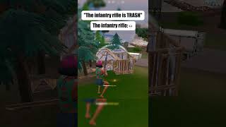 Infantry rifle ☠️ fortnite [upl. by Dun]