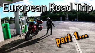 European motorcycle trip to Stelvio part 1 [upl. by Anaiad985]